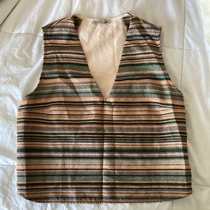 NWOT Zara Crop Top Vest